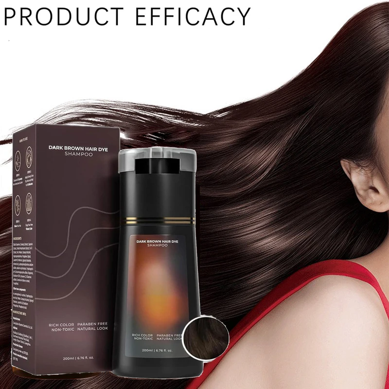 Hair Spray Color - แชมพูเปลี่ยนสีผม 3-in-1 แชมพูย้อมผมทันใจ บำรุงผม สีติดทนนาน สำหรับผู้หญิงและผู้ชาย