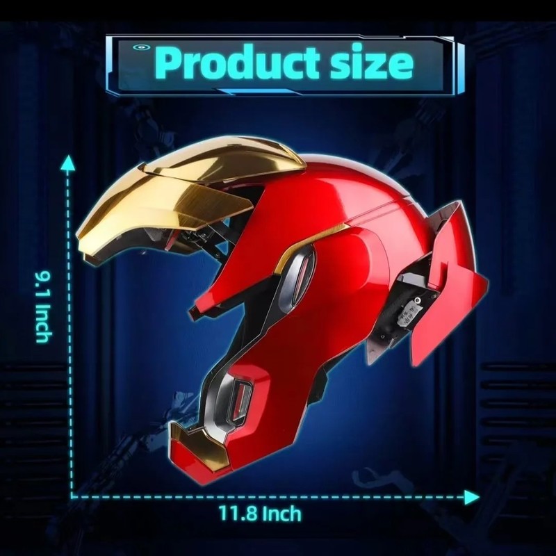 หมวกเหล็กไอรอนแมน MK50 แบบสวมใ - Cosplay Fire Prop บทวิจารณ์และราคา