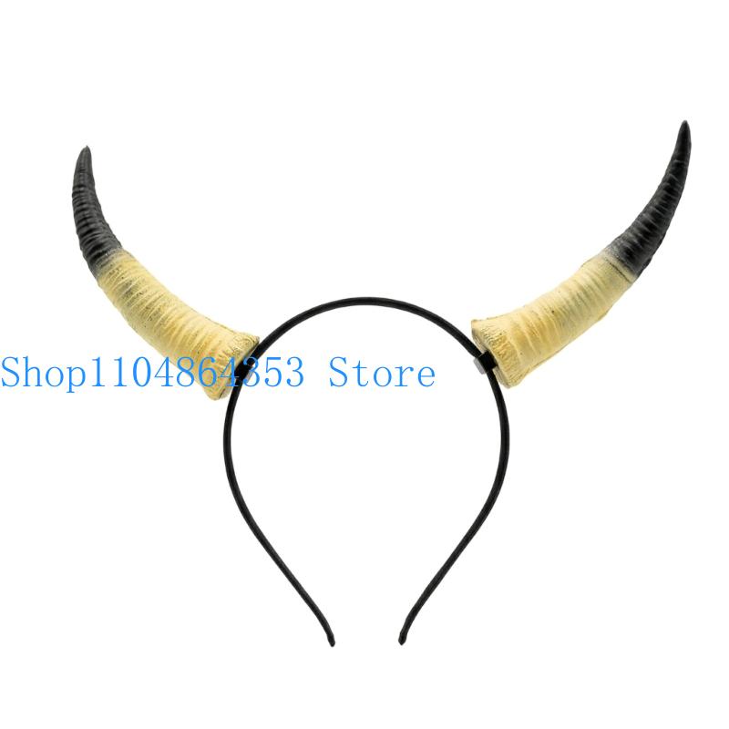 652F แพะ Horn Hairband คอสเพลย - Easy Cosplay Prop บทวิจารณ์และราคา