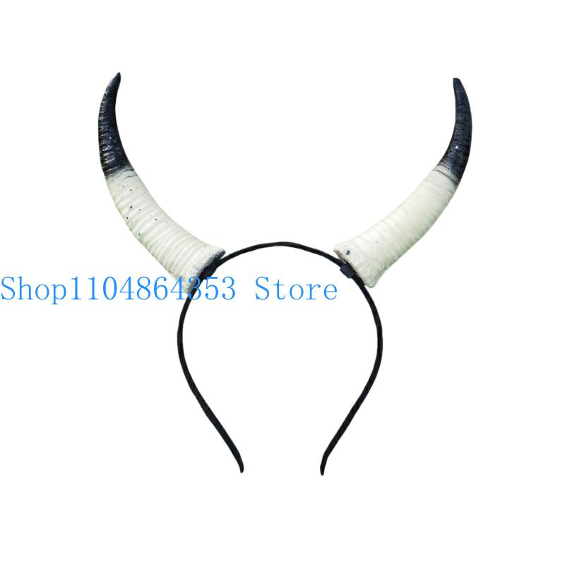 652F แพะ Horn Hairband คอสเพลย - Easy Cosplay Prop บทวิจารณ์และราคา