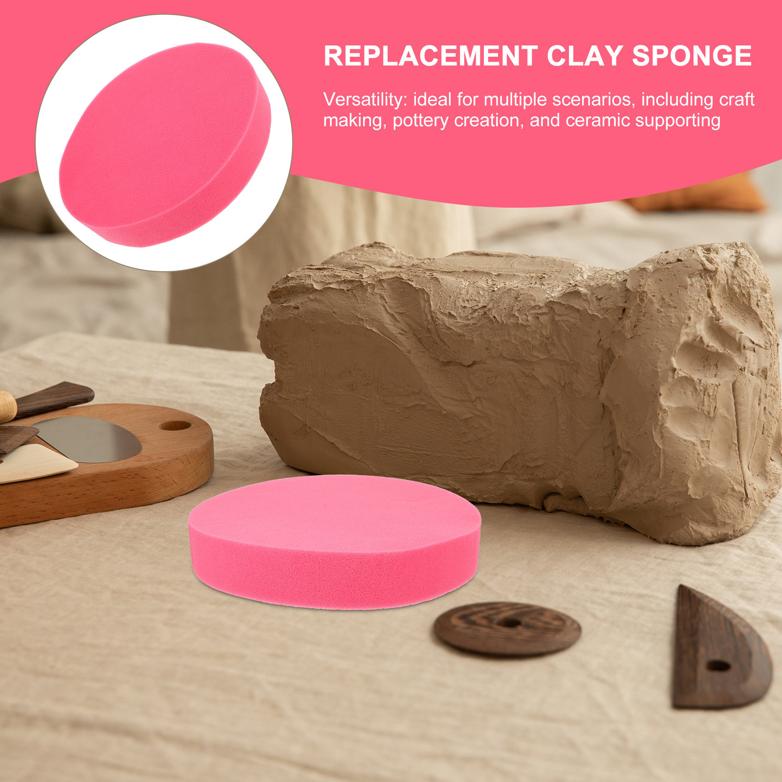 แผ่นรองฟองน้ำสำหรับงานปั้นดินเ - Foam Clay Sculpt บทวิจารณ์และราคา