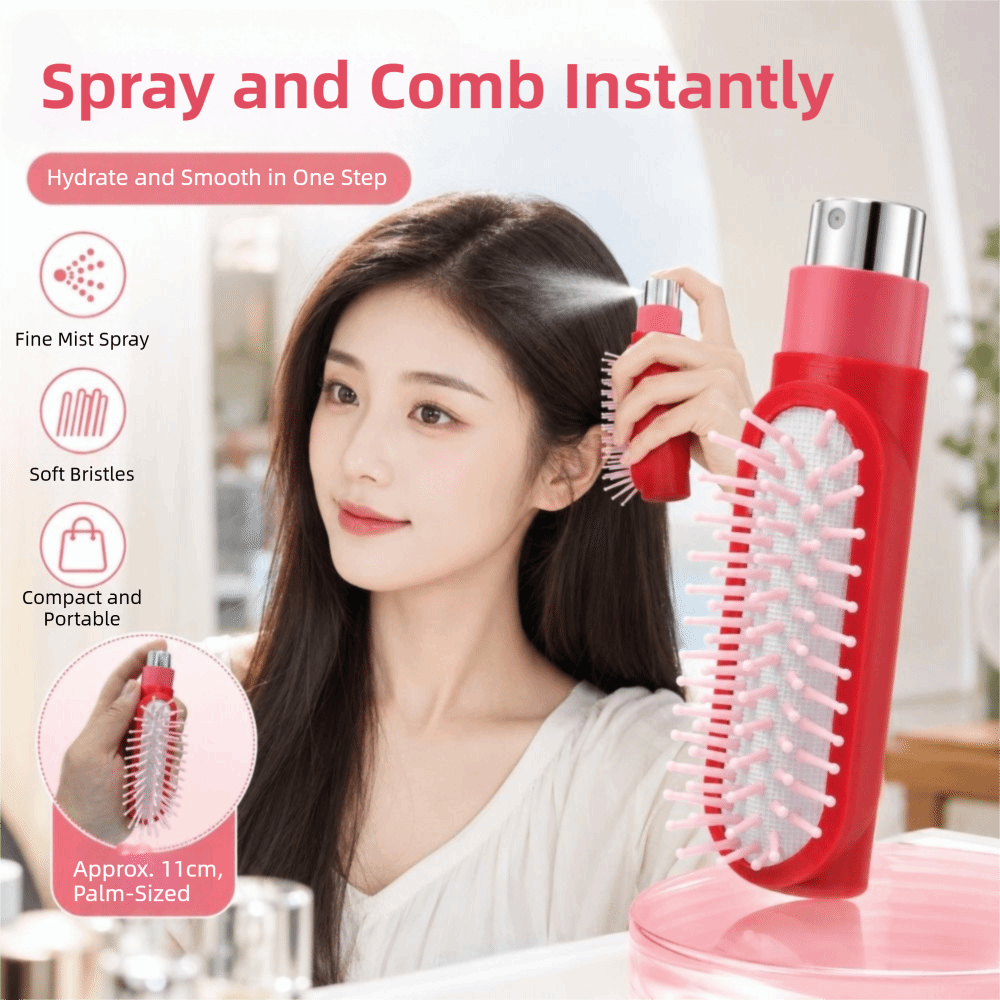 หวีสเปรย์นวดแบบพกพา ใช้ซ้ำได้  - Hair Spray Color บทวิจารณ์และราคา