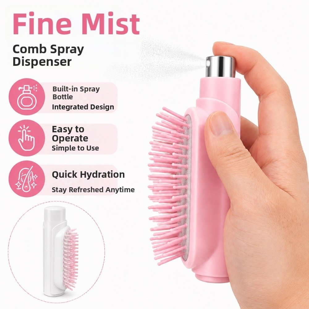 หวีสเปรย์นวดแบบพกพา ใช้ซ้ำได้  - Hair Spray Color บทวิจารณ์และราคา