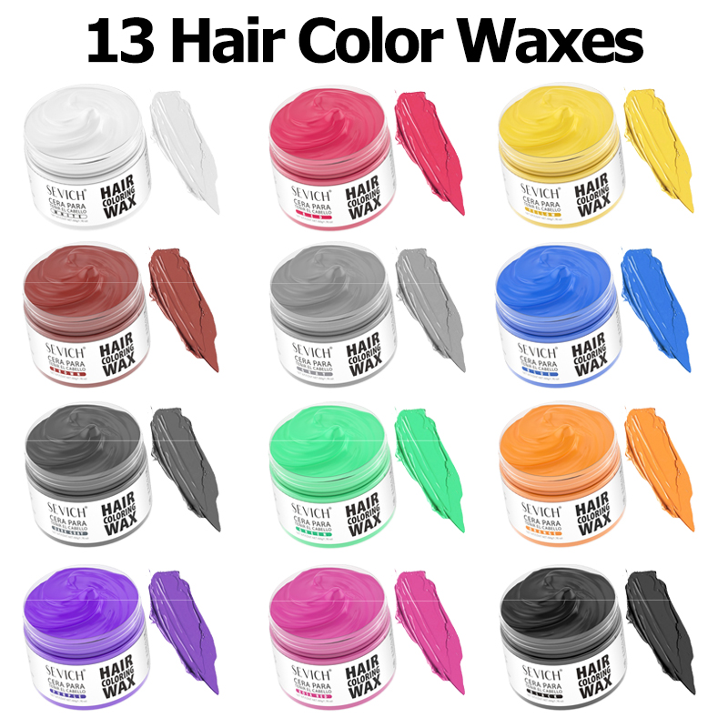 ขนย้อมโคลนผมสีWaxง่ายต่อการล้า - Hair Spray Color บทวิจารณ์และราคา